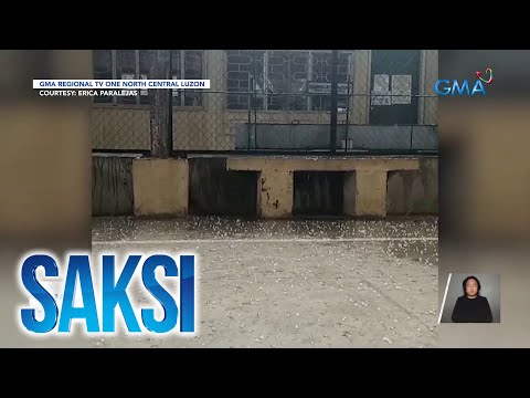 Hailstorm o pag-ulan ng yelo, naranasan sa Baguio City Saksi