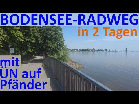 Bodenseeradweg in 2 Tagen inkl. Pfänder Bergetappe, Konstanz - Meersburg - Lindau - Bregenz - Stein
