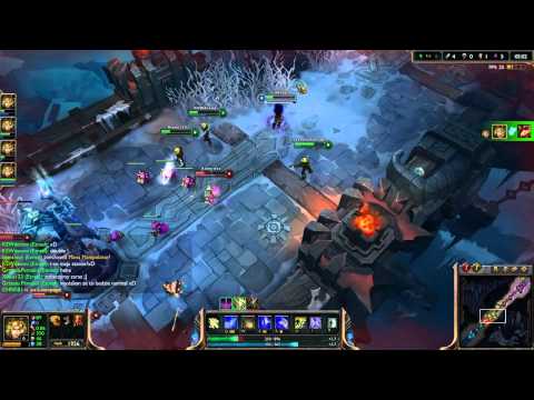 LOL - ARAM - Teemo Vs Ezreal (Custom game - Godlike)
