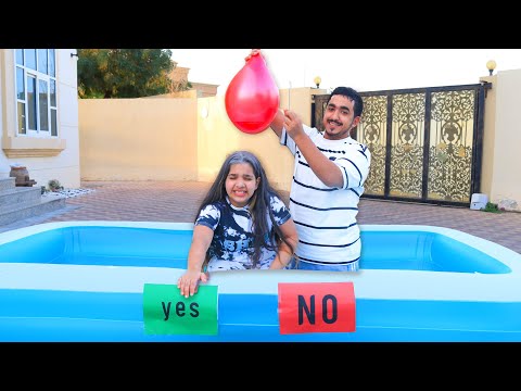 Abdullah pranks Shafa with a balloon