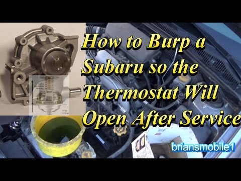 Burp an Overheating Subaru After Service