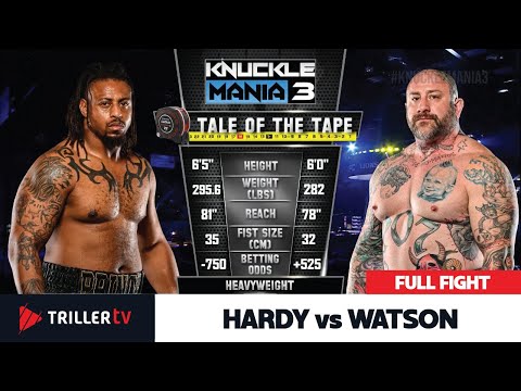 The Bigger They Are The Harder They Fall BKFC Hardy vs Watson