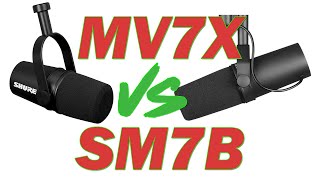 MV7X vs SM7B Comparison - MV7 Plus EQ Sounds Like SM7B?