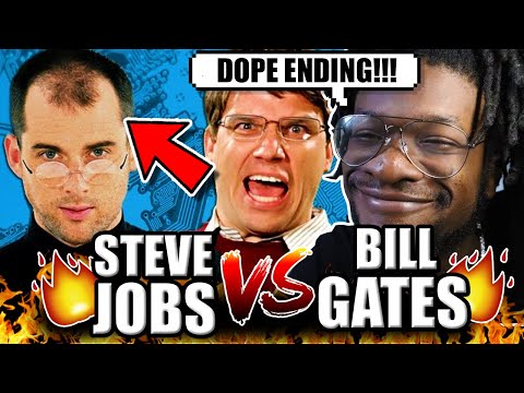 Steve Jobs vs Bill Gates. Epic Rap Battles of History (REACTION)