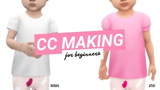 How to make CC CLOTHING for THE SIMS 4 | Tutorial