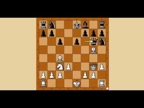 Podsećanje na fantastičan Bodenov mat  - TEICHMANN vs NN - Najlepše minijature u šahu # 883