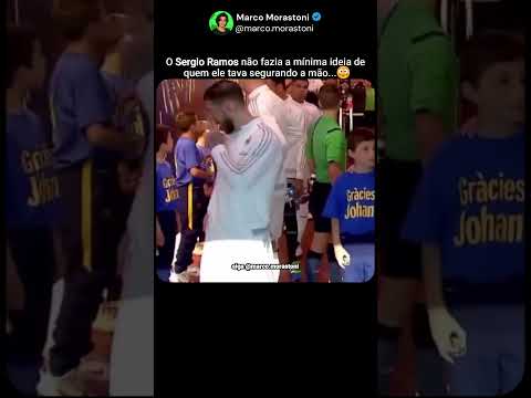 O Sergio Ramos dando as mãos pro Lamine Yamal a anos! 🔥 #shorts #futebol #engraçado