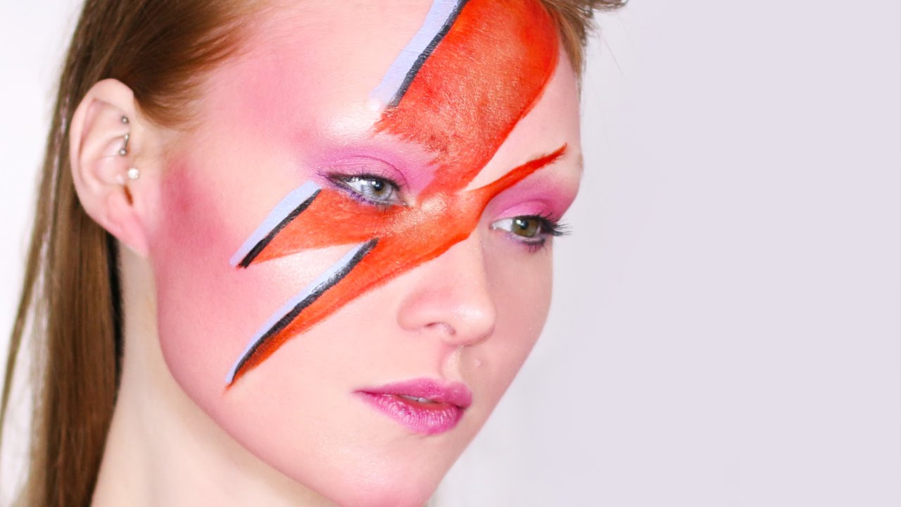 David Bowie/Aladdin Sane Tribute Makeup Tutorial