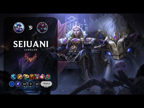 Sejuani Jungle vs Kha'Zix - EUW Grandmaster Patch 13.1