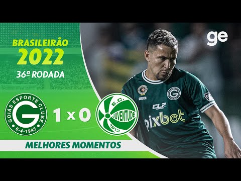 Gols e lances de Goiás x Juventude-RS