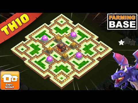 NEW Best TH10 Farming Base 2025! Anti 3-Star | Loot Protection