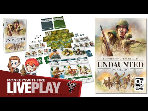 UNDAUNTED: NORMANDY - OSPREY GAMES | BOARD GAME LIVE PLAY |