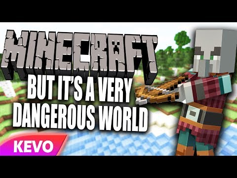 Minecraft but it's a very dangerous world