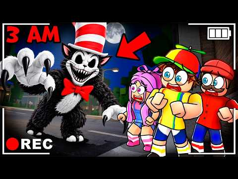 We Caught CAT IN THE HAT On Our SECURITY CAMERA