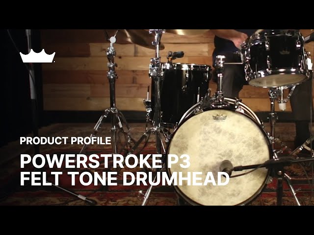 Vidéo teaser pour Powerstroke 3 Felt Tone Drumhead | Remo