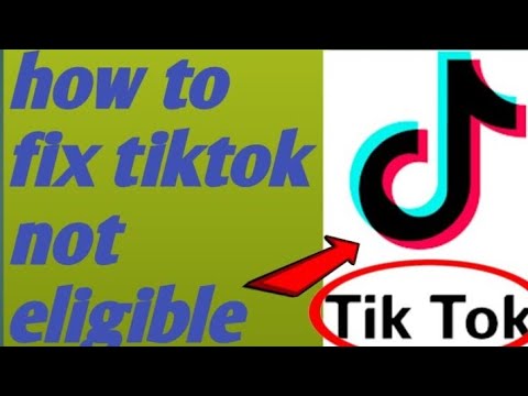 How to fix The problem ohh sorry you are not eligible to login into tiktok ||How to creat account
