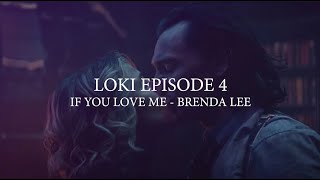 If You Love Me - Brenda Lee | Loki Episode 4 End Credit Music