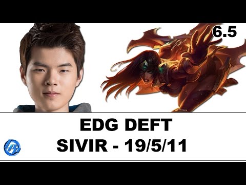 EDG Deft - Sivir vs Jinx - Kr Ranked
