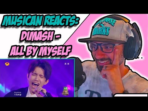 Musician reacts to Dimash - All By Myself #dimash #reaction #react