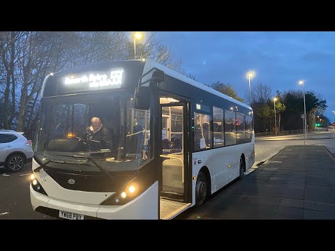 Gateshead Central Taxis Envrio 200MMC YW68 PBY On The 558 To Heworth Featuring A Ghost Bell