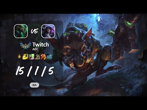 Twitch ADC vs Kai'Sa - NA Challenger Patch 13.11