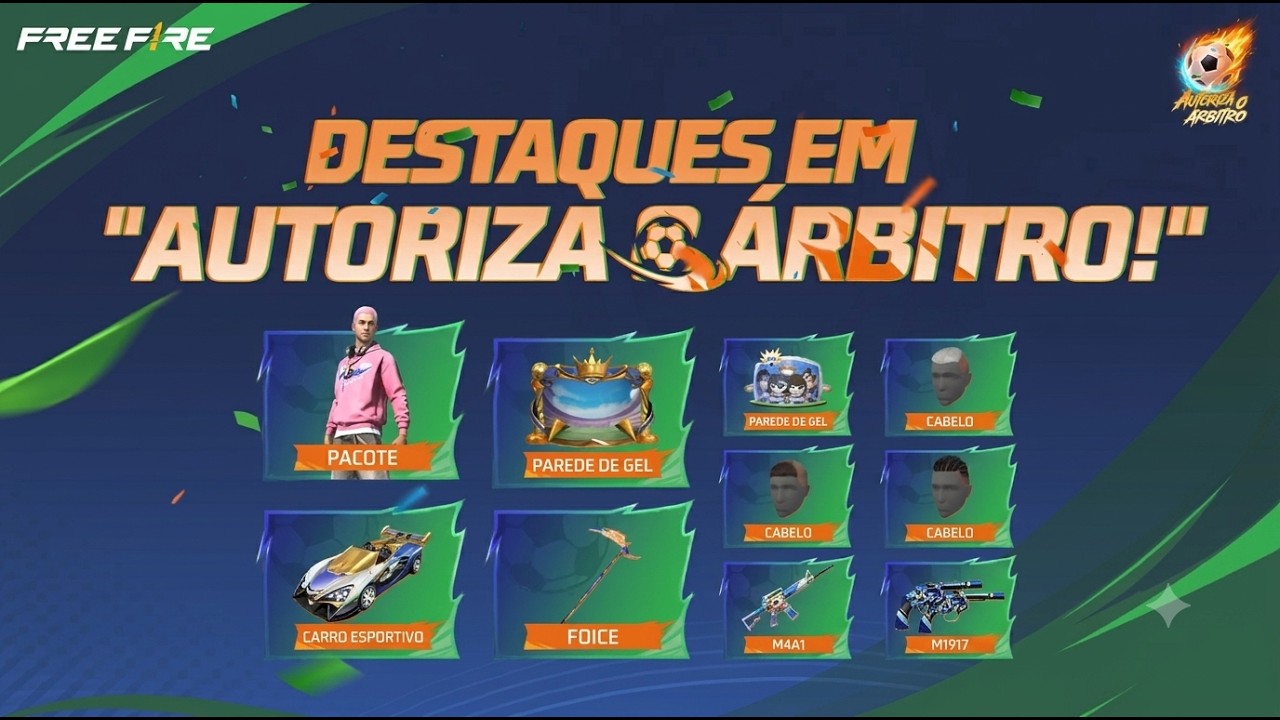 AUTORIZA O ÁRBITRO: DESTAQUES | FREE FIRE BRASIL