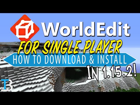 The Breakdown - How To Download & Install World Edit in Minecraft 1.15.2 Single Player!