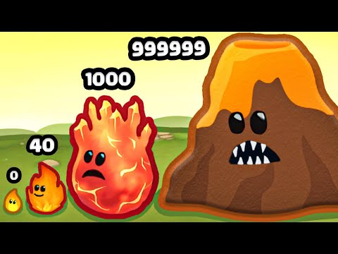 Upgrading a Fire Element To MAX LEVEL LAVA
