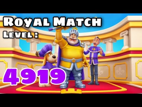 Royal Match Gameplay Level 4919 | Super Hard Level Area 68 King’s Nightmare | Train Wagon