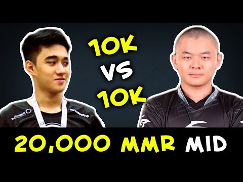 First time ever 10k vs 10k MID — Abed vs MidOne on TI7 pub