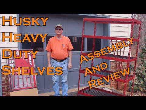 Husky 5 Shelf Heavy Duty Storage Unit Review And Assembly