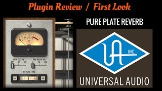 Video thumbnail for Universal Audio Pure Plate Reverb - Plugin Review - HomeRecordingMadeEasy.com by Home Recording Made Easy
