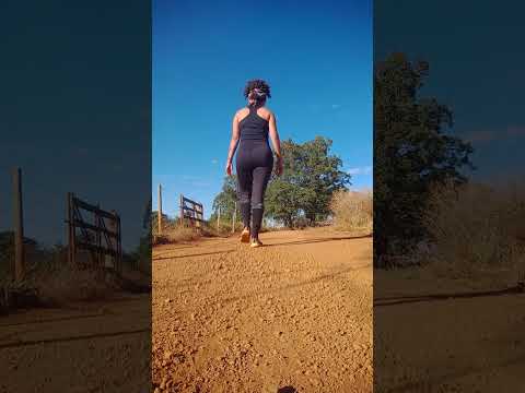 Caminhada sertaneja Comunidade Santa Rita município Vianópolis Goiás Brasil