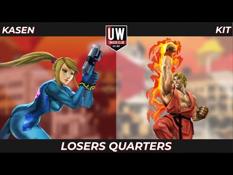 Kasen (Zero Suit Samus, Roy) vs kit (Ken) - Between 2 Lakes 47 Losers Quarters