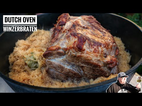 #664: Winzerbraten mit Sauerkraut  aus dem Dutch Oven - Rezept der Sauerländer BBCrew