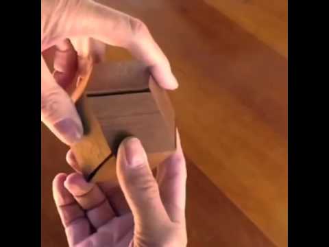 Rhomboid dodecahedron puzzle box