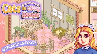Cats in Cozy Rooms - Full Demo Lets Play