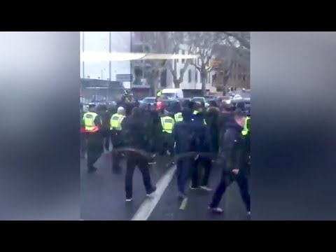 Millwall v Everton: Police say football violence 'worst for some time'