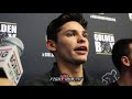 RYAN GARCIA TO TANK DAVIS "I WOULD GIVE YOU A GOOD FIGHT!"