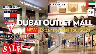 Dubai Outlet Mall! Exciting NEW Expansion Tour, Shopping in Dubai Deals 2024 | 4K Walking Tour 🇦🇪