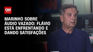 Vídeo: Flávio está enfrentando e dando satisfações após vazamento com Vorcaro, diz Marinho | LIVE CNN
