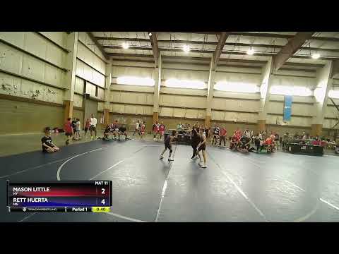 74 Lbs Quarterfinal - Mason Little, NY Vs Rett Huerta, MN 401d