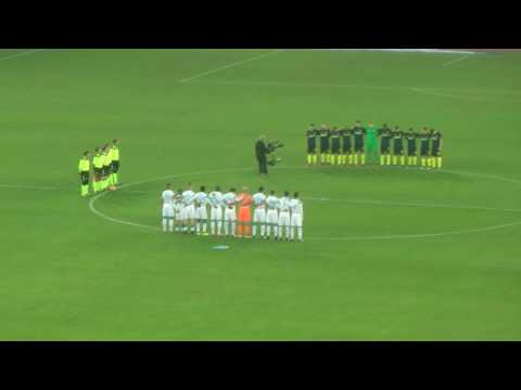 Napoli-Inter 3-0 Minuto raccoglimento Chapecoense