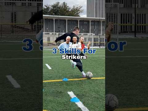 3 Skills For Strikers #striker #soccerdrills #harrykane #haaland #osimhen #footballer #soccer
