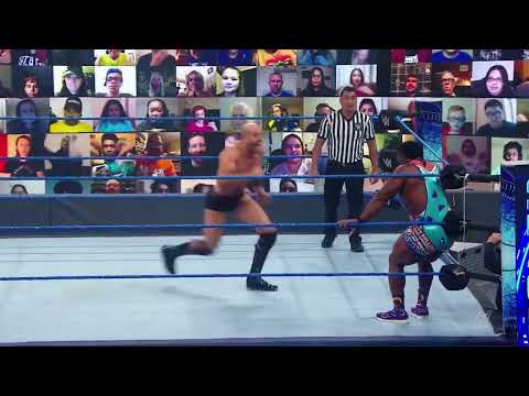 Cesaro uppercutting people (during the lockdown shows)