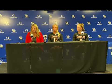 Louisville Volleyball at Kentucky Postgame with Dani Busboom Kelly, Anna DeBeer, and Claire Chaussee