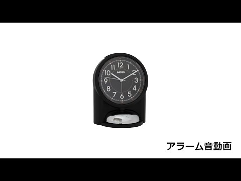 目覚まし時計 【ライデン】 黒 NR454K SEIKO｜セイコー 通販