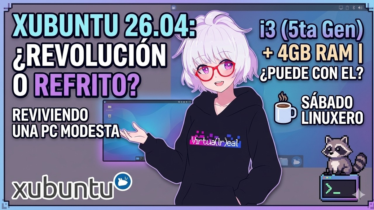 ¿Sigue siendo el Rey de la Ligereza? | Xubuntu 26.04 en i3 de 5ta Gen (4GB RAM)