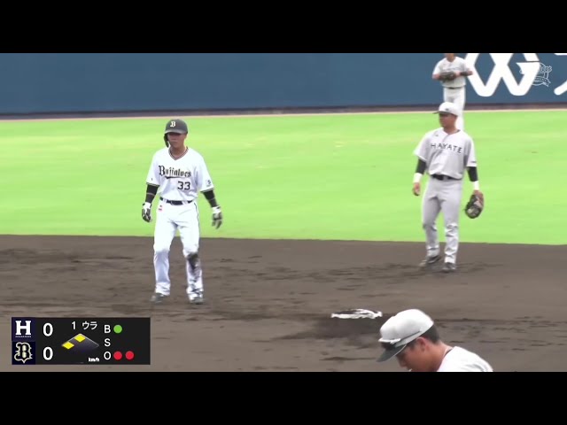 【ファーム】完璧なタイミング!! バファローズ・茶野篤政・杉澤龍のダブルスチール!! 2025年9月4日 オリックス・バファローズ 対 くふうハヤテベンチャーズ静岡