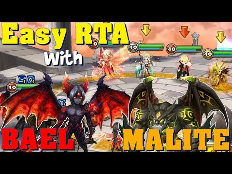 Summoners War - BAEL and MALITE's fastest RTA win!